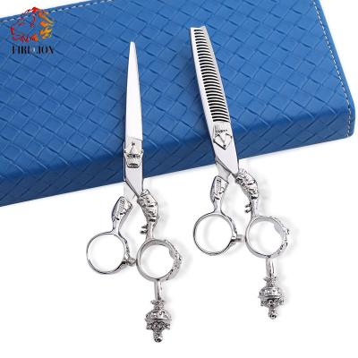 China Beauty 6.0 Inch 440c Japanese Steel Barber Scissors Hair Cutting Shears Hair Beauty Shears Hairdressing Scissors en venta