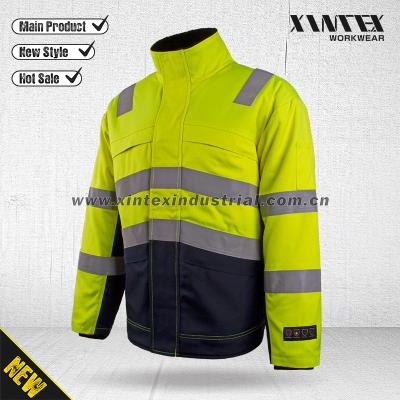 China Anti-Fault EN ISO 20471 / EN ISO 11612 / Multinorm Winter Jacket Antistatic Protective Flame Retardant Workwear / Multi Winter Jacket for sale