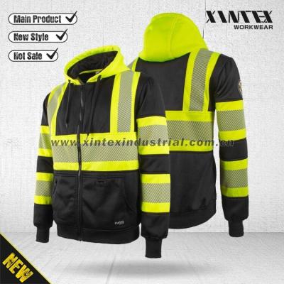 China Hi-force Safety Jacket EN 20471 Class 1 Safety Workwear Hooded Uniforms 800623 for sale