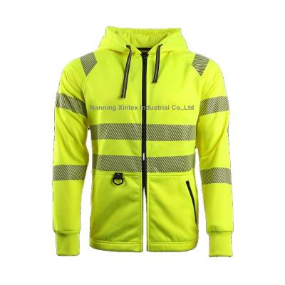 China NORTHCAPE hoodie/workwear safety clothing fleece jacket breathable high EN ISO 20471/GO/RT 3279 /ANSI/ISEA 107 for sale