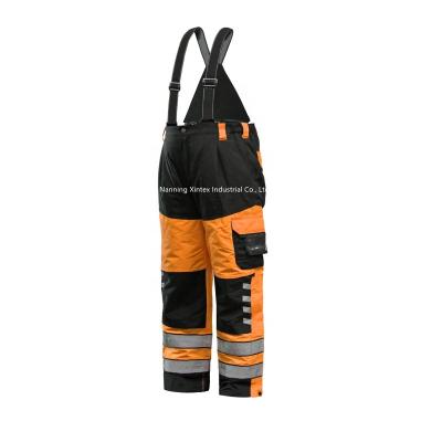 China ISO 20471 EN ISO 20471 Waterproof and Breathable 107 Bib and Brace/Hi-vis Winter High Contrast Breathable ANSI/ISEA Pants with Braces for sale