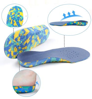 China EVA Children Orthopedic Insoles For Kids Flat Foot EVA Kid Orthotic Arch Support Insoles for sale