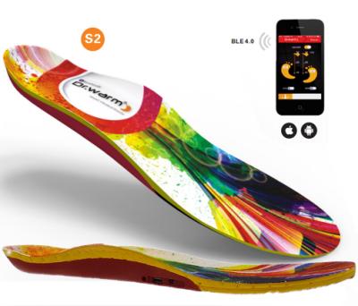 China 5G Heated Insoles APP Heating Insole, USB Rechargeable Heated Shoe Insoles for sale