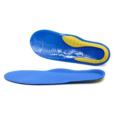 China Wholesale Full Body Running Shock Absorption Gel Sport Medical Footcare Silicone Gel Insoles For Shoes for sale