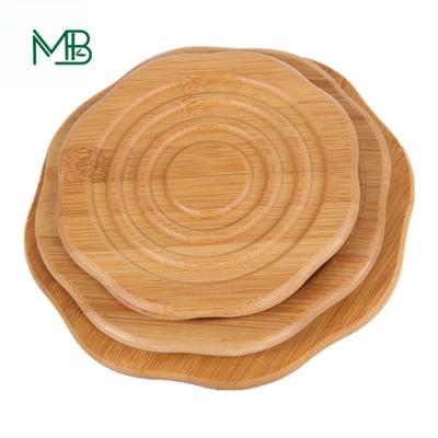 China Sustainable Household Living Room Table Pots and Utensils Tableware Heat Insulating Anti-scalding Bamboo Mat for sale