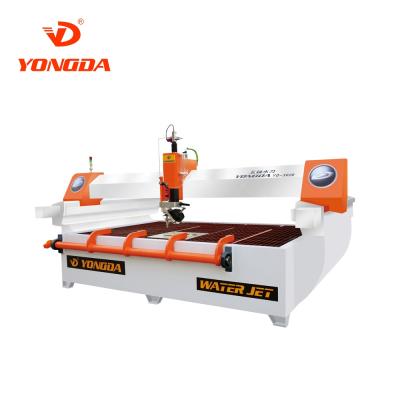 China Building Material YD4020 Yongda Stores AC 5 Spindle High Quality 45 Degree Water Jet USA Made Intensifier Pump Stone Water Jet Cutting Machine for sale