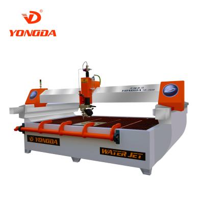 China Yongda AC5 Axis Mini Metal Stone Glass Water Jet Cutting Machine High Precision Water Jet Glass for sale