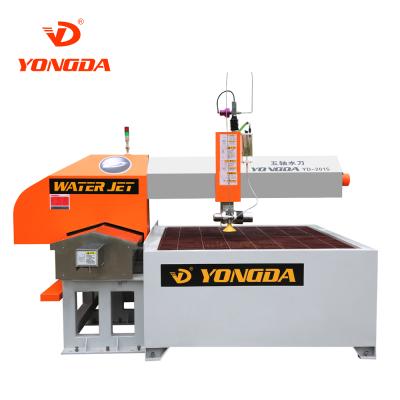 China Building material shops YONGDA YD-4020 AB 5 AXIS glass cutting machine 5 axis waterjet cutting machines for sale