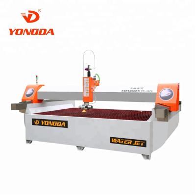 China Shops YONGDA YD2015 ab 5 axis cnc water jet metal metal construction material three-dimensional waterjet pump cutting machine booster long service life for sale