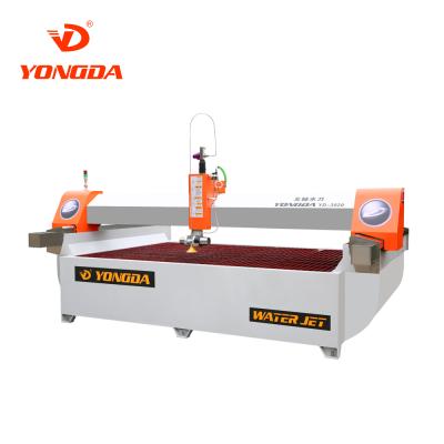 China Building material stores YONGDA YD-3015 5 axis waterjet machine utility ceramic tile waterjet cutting machine for sale for sale