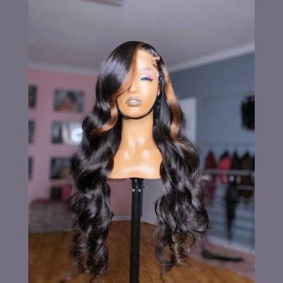 China Body Wave Vendor Stock 13X6 Hd Lace Wigs Transparent Swiss Hair Lace Front Wig Vendor Brazilian Virgin Hair Natural Wigs for sale