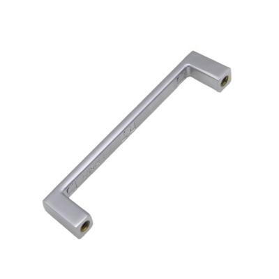 China Small Cabinet Minimalist Zinc Alloy Square Door Drawer Handle Hole Spacing 102MM Screw Hole Handle Cabinet Matte Handle for sale