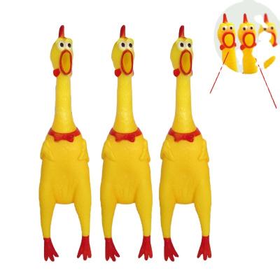 China Viable Cute Chicken Dog Pet Toy Small Cockfighting Screaming Toy for sale