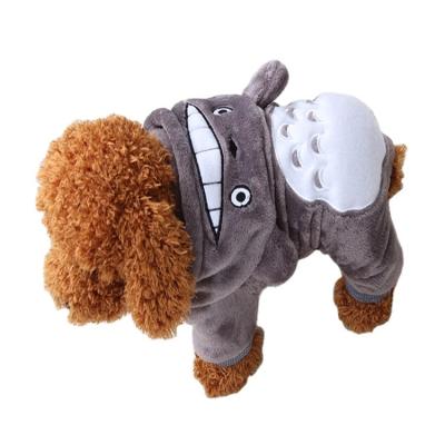 China 2020 Hot Selling Lovely Viable Totoro Coral Fleece Clothes For Pets Pet Supplies for sale