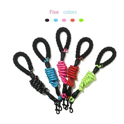 China Factory Directly Sale Reflective Multicolor Round-rope Traction Rope Dog Chain for sale