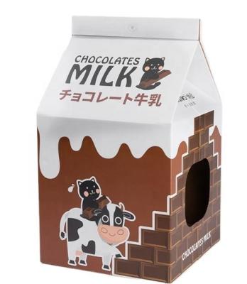 China Chengyi Cute Pet Breathable Products Box Milk Paper Cat Litter Litter Toy for sale