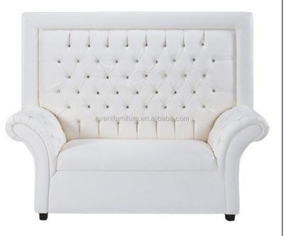 China Modern Eventfur Tufted White Wedding Sofa Sectional Furniture for sale