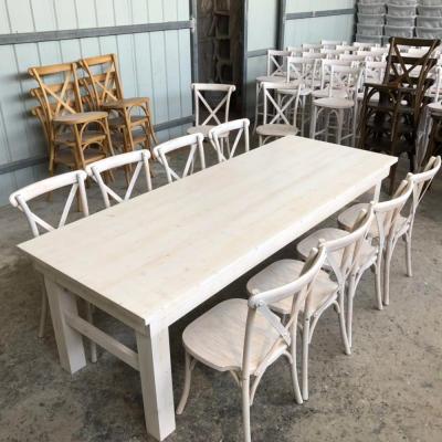 China Farm event table with folded leg farm table / harvest table for sale