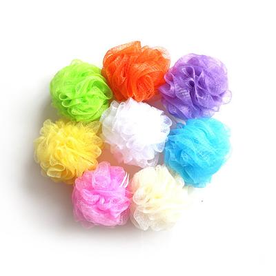 China EXFOLIATING Small Loofah Colorful Mesh Shower Pouf Exfoliating Bath Travel 30 Gram Sponge Bath For Kids for sale