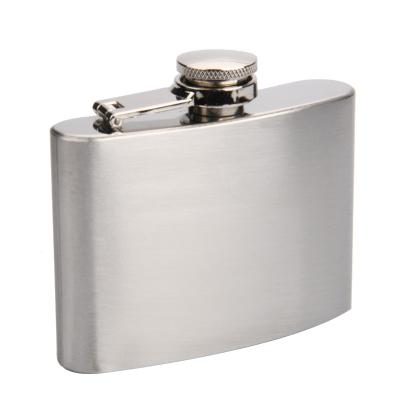 China Liquor Anytime Customized 4oz Stainless Steel Hip Flask Whiskey Jug Men Gift Outdoor Portable Pocket Hip Flask for sale