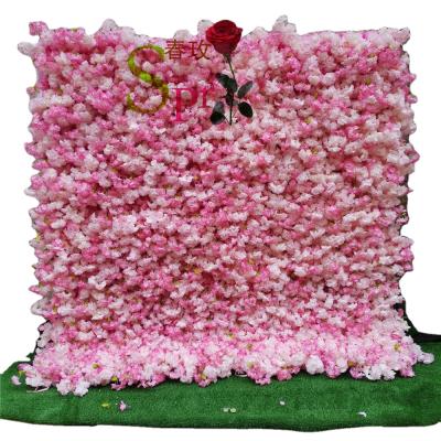 China Romantic Wedding Decoration SPR Supplies Table Rose Wall Panel Wedding Centerpieces Decor Plant White Flowers Decorative For Wedding Events for sale