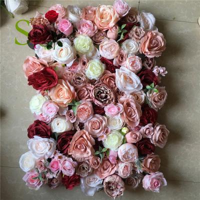 China Wedding Discount SPR Alone Flowers White Flowers Decoration 40*60cm Wholesale Floral Backdrop Wall Artificial Peony Flower Wall for sale