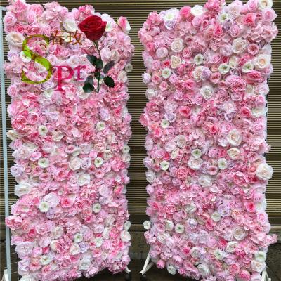 China Flowers only SPR's latest high quality wholesale artificial flower decoration panel wall for sale