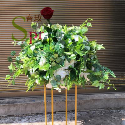 China New DIY Wedding Ornament SPR Silk Flower Table Centerpieces Ball Centerpieces Wedding Road Lead Hotel Party Wall Silk Flower for sale