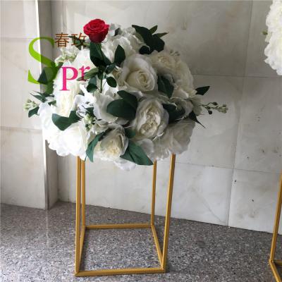 China Ornament SPR Wholesale DIY Wedding Flower Ball Customized Peony Colorful Rose Artificial Silk Cheap Flower Heads Yiwu Wholesale Artifici for sale