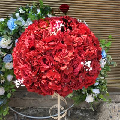 China New DIY Wedding Ornament SPR Silk Flower Table Centerpieces Ball Centerpieces Wedding Road Lead Hotel Party Wall Silk Flower for sale