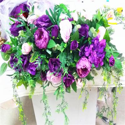 China SPR Occasion Table Centerpiece Flower Ball Artificial Flower Wedding Decoration Backdrop High Quality Wedding Backdrop Flower Wall for sale