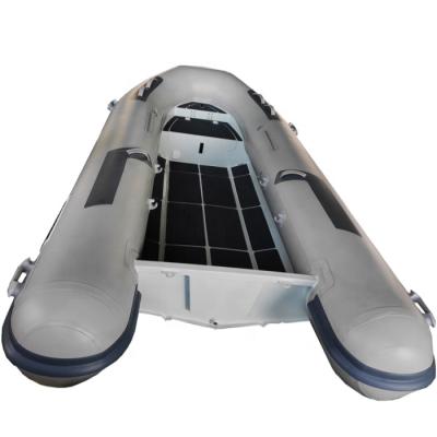 China Fishing New Arrival Inflatable Boat 360 Boat 12ft PVC/HYPALON Aluminum Rib Boat For Ocean for sale