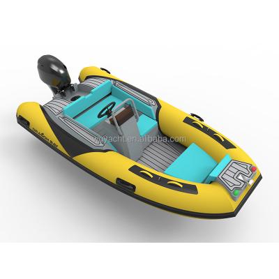 China New Arrival Classic Inflatable 12ft 360 Rubber Dinghy Hypalon RIB Luxury Boat 3.6m With Big Discount for sale