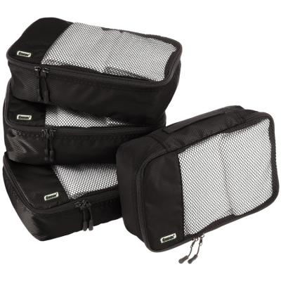 China 4 Piece Sustainable Packing Cubes Travel Organizer Storage Bag For Clothes for sale