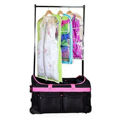 China Fashion Dance Bags With Garment Rack Dance Trolley Bag for sale