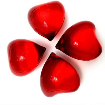 China Skin-irritating Red Heart Shape Bath Oil Beads 	Oil Filled Bath Pearls for sale