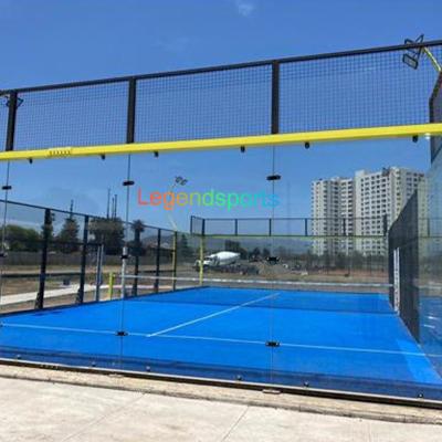 China Legendsports Easy Install Indoor And Outdoor Portable Padel Court 10m*20m for sale