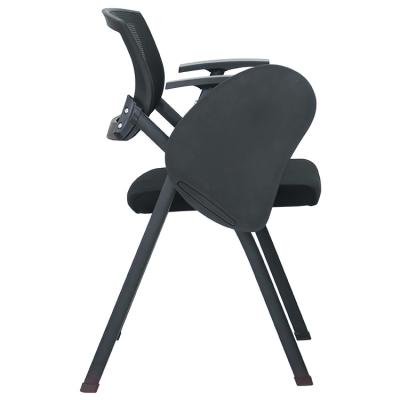 China (Height)Adjustable Foldable Meeting Conference Training Chair With Writing Tablet for sale