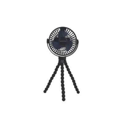 China Portable Outdoor Desktop Camping Bracket Monkey Mini Fans Baby Carriage Octopus Handheld Fan Rechargeable Flexible Tripod Mini Fans for sale