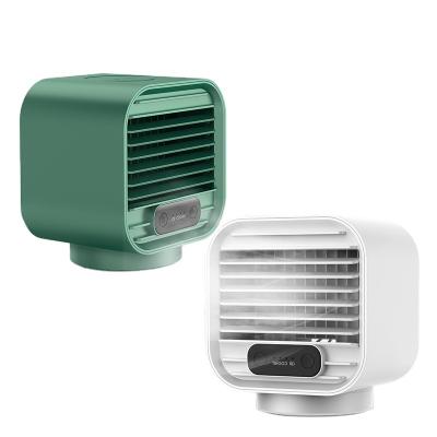 China Mini Air Coolers Strong Wind USB Portable Rechargeable Room Air Cooling Air Conditioner Fans Small Desktop Air Conditioner for sale