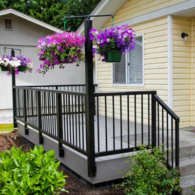 China ABYAT Contemporary Aluminum Alloy Balustrade Handrail Metal Railing for Balcony and Stairs for sale