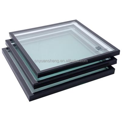 China Yard heat insulation double-layer cavity tempered low-e glass for sale