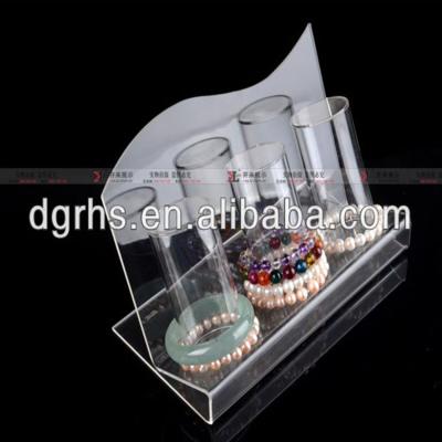 China Recyclable wholesale custom size and logo jewelry store showcase and store acrylic earrings rings display for sale