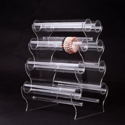 China Recyclable Custom Fashion Acrylic Bracelet Ring Jewelry Display Stand for sale