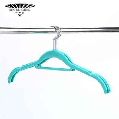 China Space Saving Eco - Friendly Non Slip Velvet Pants Hangers For Women for sale