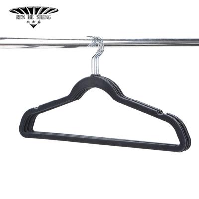 China Non Slip Non Slip No Trace Bracket Felt Clothes Stand Hangers for sale