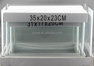 China Viable Wholesale Small Sleeve Cylinder Series Crystal Glass Aquarium Indoor Fish Tanks for sale