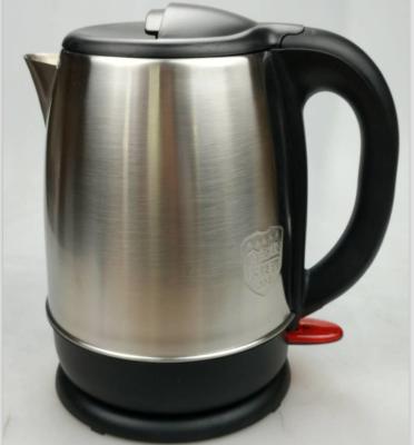 China 360 Degree Base 1.7/1.8L Best Water Heating Electric Kettle Boiler Stainless Steel Rotating Electric Kettle for sale