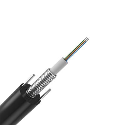 China FTTH FTTxFTTB Outdoor Network G652A Fiber Optic Cable GYXTW 4 Core Singlemode Fiber Optic Cable Per Meter Price Factory Direct Sales for sale