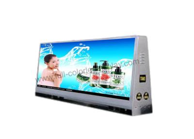 China Double Sided Led Taxi Top Advertising Sign 5mm Pixels Waterproof Eye - Catching for sale